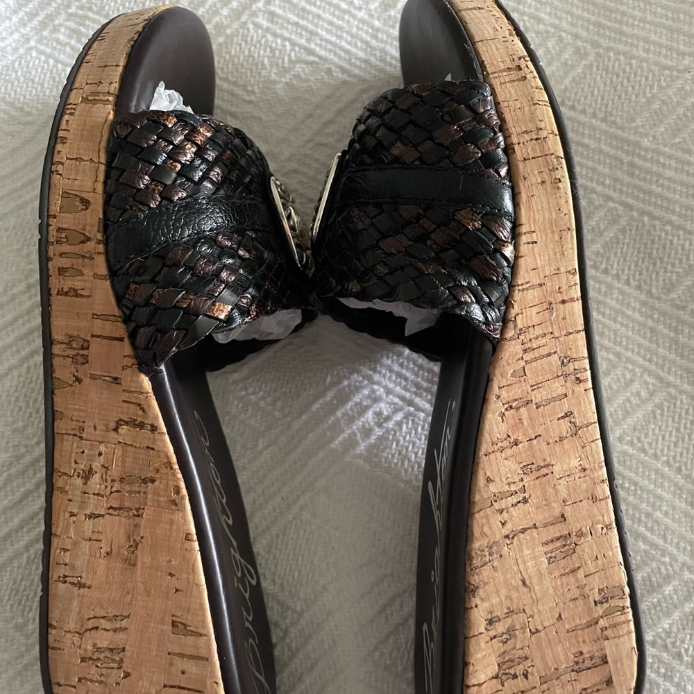 Beautiful Brighton wedged sandals, excellent condition worn once. - Picture 4 of 6